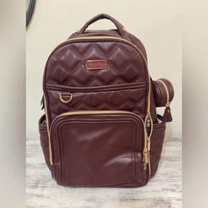 Rare Itzy Ritzy Maroon Diaper Bag